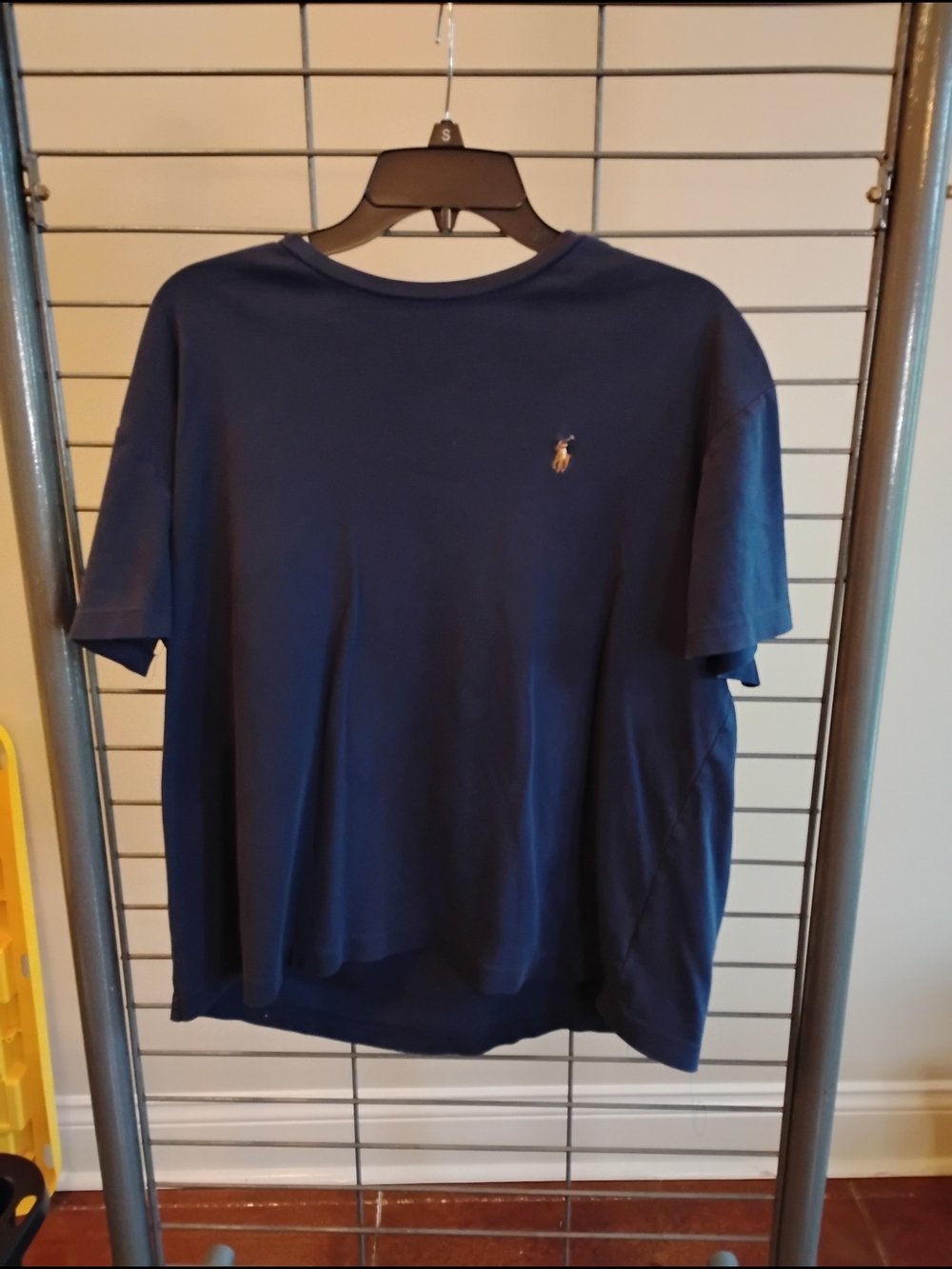 Ralph Lauren Navy Short-Sleeve Crew Tee with Embroidered Pony